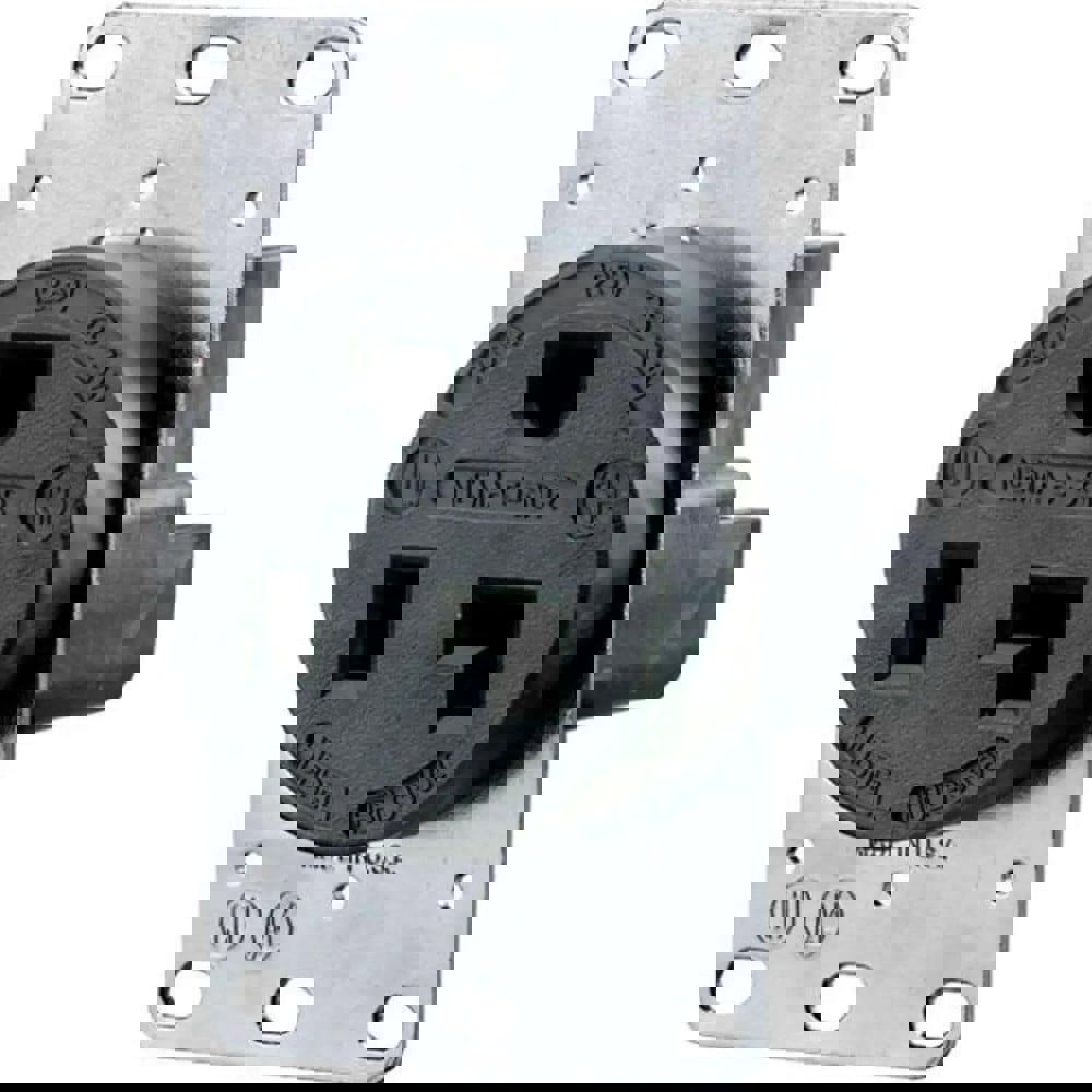 Straight Blade Single Receptacle: NEMA 5-30R, 30 Amps, Self-Grounding